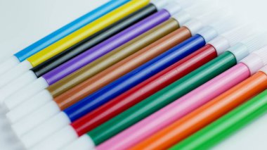 İşaretlerin renkli dokusu. Renkli ve neşeli arka plan kavramı için