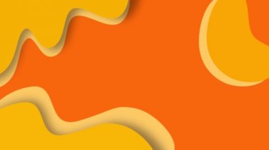 Asgari soyut şekil arkaplanı ve sarı renk. Dinamik biçim pankart tasarımı