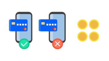 Cep telefonuyla yapılan ödemenin resmi, banka ya da kredi kartıyla yapılmış. Çevrimiçi Bankacılık Teknolojisi ve Mobil Ödeme Konsepti