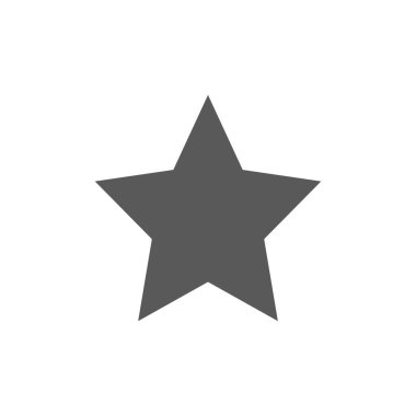 vector icon star on white background.