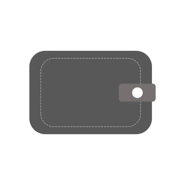 Vector Wallet Icon White Background —  Vetores de Stock