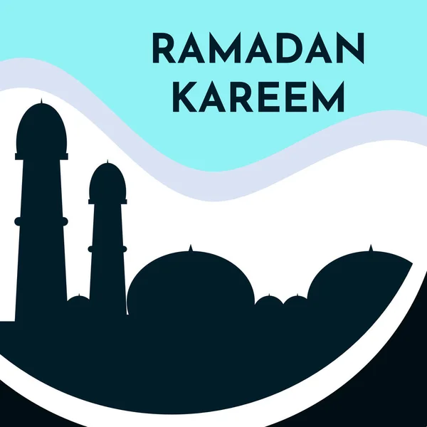Felizes Saudações Oitavo Ramadã Conceito Ilustração Design Islâmico Para Modelo — Vetor de Stock