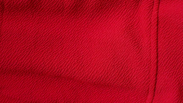 Red Woven Fabric Texture Background Copy Space Image Text Red — Stock Photo, Image