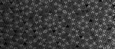 üçgensiz desenli siyah gri nokta