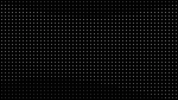 White Led Dots Seamless Pattern Black Background — Stock Photo, Image