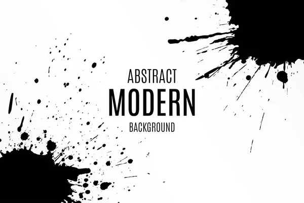 Fond Abstrait Avec Peinture Éclaboussures Dessin Vectoriel Illustration — Image vectorielle