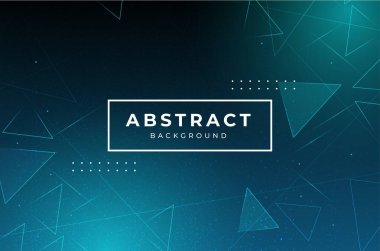 Üçgen tasarım vektörü illüstrasyonuna sahip modern soyut iş arkaplanı
