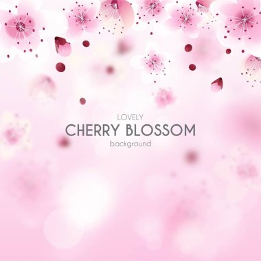 Yumuşak bahar sahne vektör tasarımı illüstrasyonu