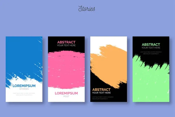 Moderní Banner Pack Šablona Vektorový Design Ilustrace — Stockový vektor