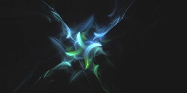 Soyut çok renkli ışık arkaplanı 3B görüntüleme