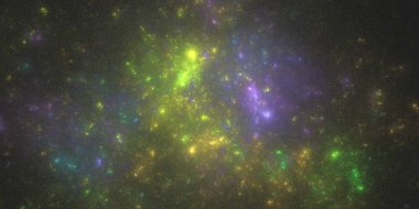 Soyut çok renkli ışık arkaplanı 3B görüntüleme