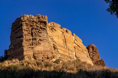 Terk edilmiş duvar, Murcia İspanya 'nın tam doğasında bulunan eski istihkam. 