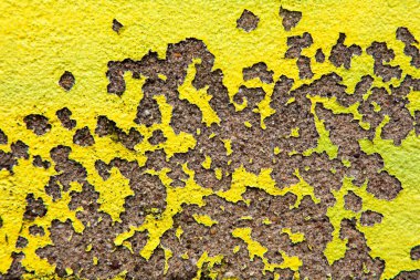 Arkaplan dokusu Soyut Yıpranmış Sarı Grunge Taş Duvarı