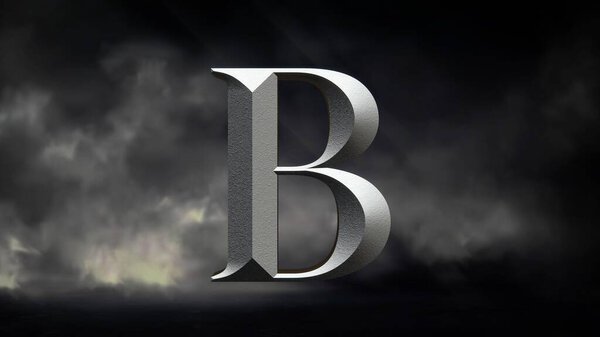 3D Letter Magical Style