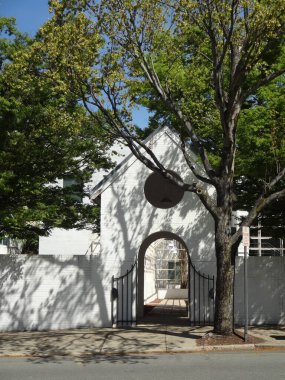 Quaint side street in downtown Winston-Salem, North Carolina (NC)