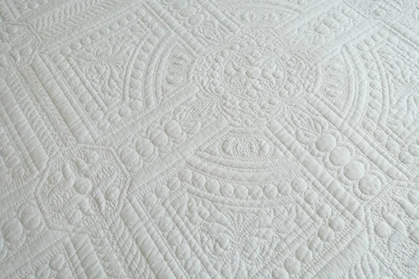 White Quilted Cover Design Background
