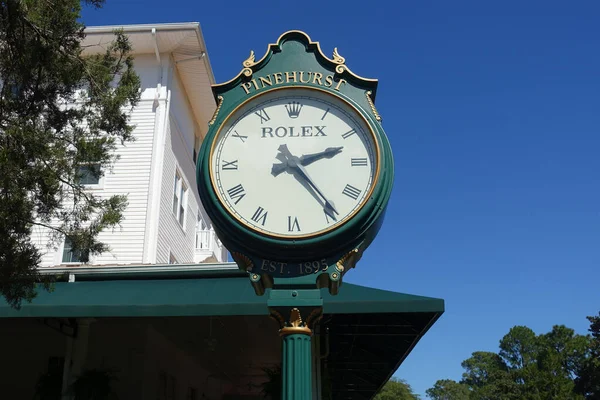 Rolex Clock Carolina Hotel Pinehurst North Carolina — 图库照片