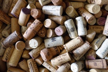 Box of Used Corks from various Vineyards