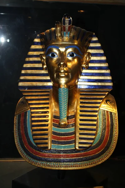 Museum Island Cairo Copy Golden Mask Pharaoh Tutankhamun — Stock Photo, Image