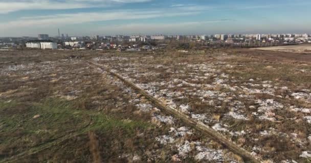 Wysypisko Śmieci Miasto Bukareszt Hte Tle Zaniepokojenie Środowiska Wysokiej Jakości — Wideo stockowe
