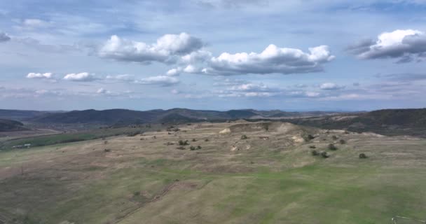 Minunat Peisaj Aerian României Imagini Drone Din Mediul Rural European — Videoclip de stoc