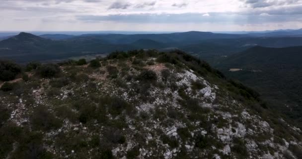 Cirque Cirque Moureze Located Commune Moureze Department Herault Close Lac — Vídeos de Stock