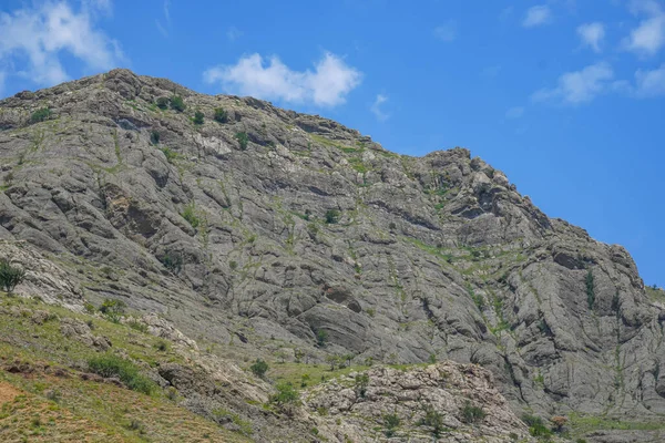 Seyahatler Karadeniz Kıyısındaki Dağ Sıraları Kırım Cumhuriyeti — Stok fotoğraf