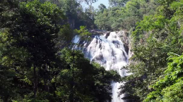 Mae Wong Ulusal Parkı Ndaki Orman Dağ Chong Yen Kamphaeng — Stok video