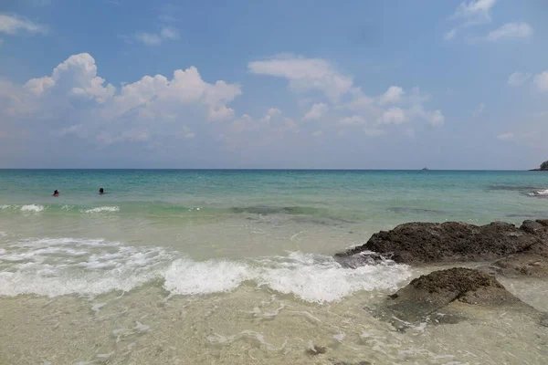 Uma Pedra Praia — Fotografia de Stock