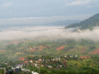 Mountain and sky at Phetchabun, Thailand.