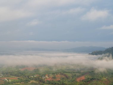 Mountain and sky at Phetchabun, Thailand.
