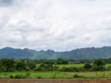 Mountain and sky at Phetchabun, Thailand.