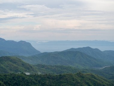 Mountain and sky at Phetchabun, Thailand.