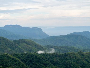 Mountain and sky at Phetchabun, Thailand.