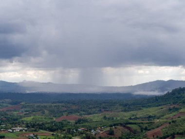 Mountain and sky at Phetchabun, Thailand.