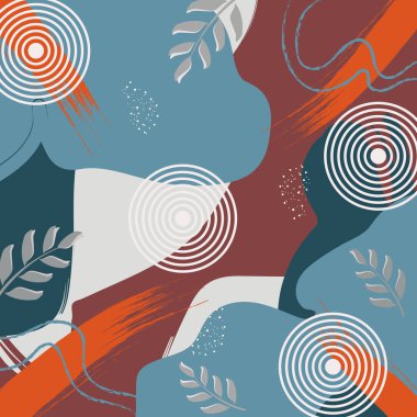 Çiçek tarzında ipek eşarp soyut desen tasarımı. Başörtüsü, eşarp, bandana, kumaş, moda, şal, duvar kağıdı, yatak örtüsü vs. için kullanışlı tasarım.