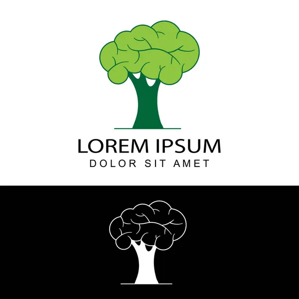 Σχεδιασμός Προτύπου Λογότυπου Εγκεφαλικών Δένδρων — Διανυσματικό Αρχείο