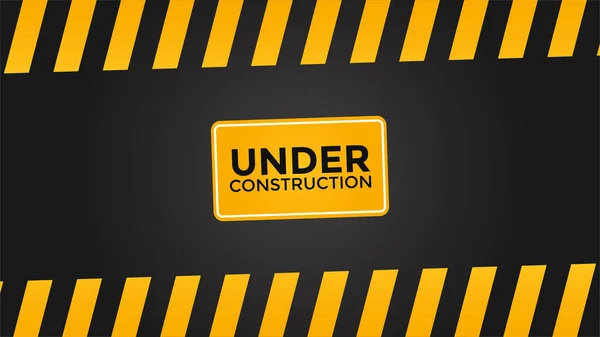 Vector Construction Background Good Warning Content Any Background Etc — Stock Vector