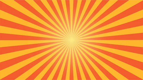 Διάνυσμα Ηλιακής Έκρηξης Πορτοκαλί Και Κίτρινο Χρώμα Καλό Για Επιπλέον — Διανυσματικό Αρχείο