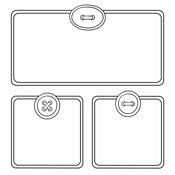 Bouton rond. Ensemble vectoriel d'icônes bulle vocale — Image vectorielle