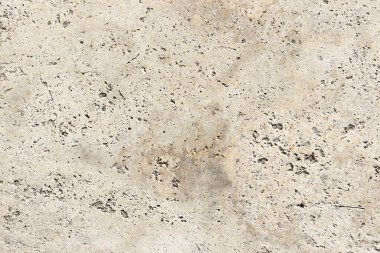Doğal Travertin Taşı 'nın fayansı. Çatlak ve Lekeli Dokuma Arkaplanı Grunge Tasarım Projeleri için Kullanışlı.