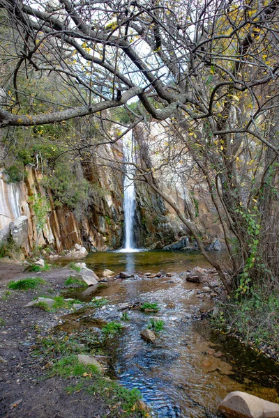 Paisagem Com Cachoeira Sardenha — Fotografia de Stock