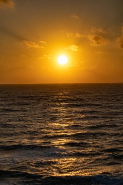 tramonto sul mare, penisola del Sinis, provincia di Oristano, Sardegna