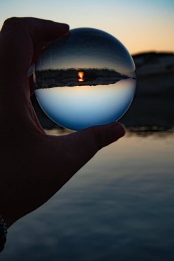 Tramonto sull'arco di S'Archittu, comune di Cuglieri, provincia di Oristano, Sardegna