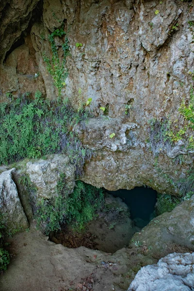 Grotte Cascata Labante Citt Metropolitana Bologna Emilia Romagna — Zdjęcie stockowe