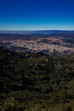 Vista su Nuoro dal Monte Ortobene, provincia di Nuoro, Sardegna