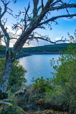 Scorcio del lago Omodeo, comune di Ardauli, provincia di Oristano, Sardegna