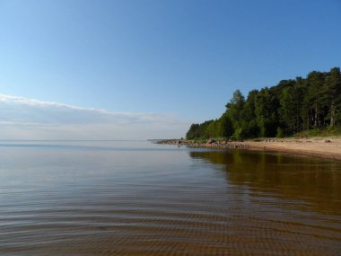 Plaj denizi tarih öncesi insanları