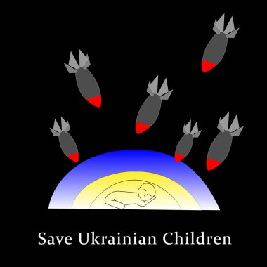 Ukrainian children Save Ukraine