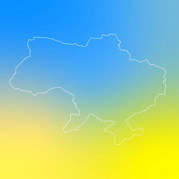Map Ukraine Ukraine Support Ukraine — ストック写真